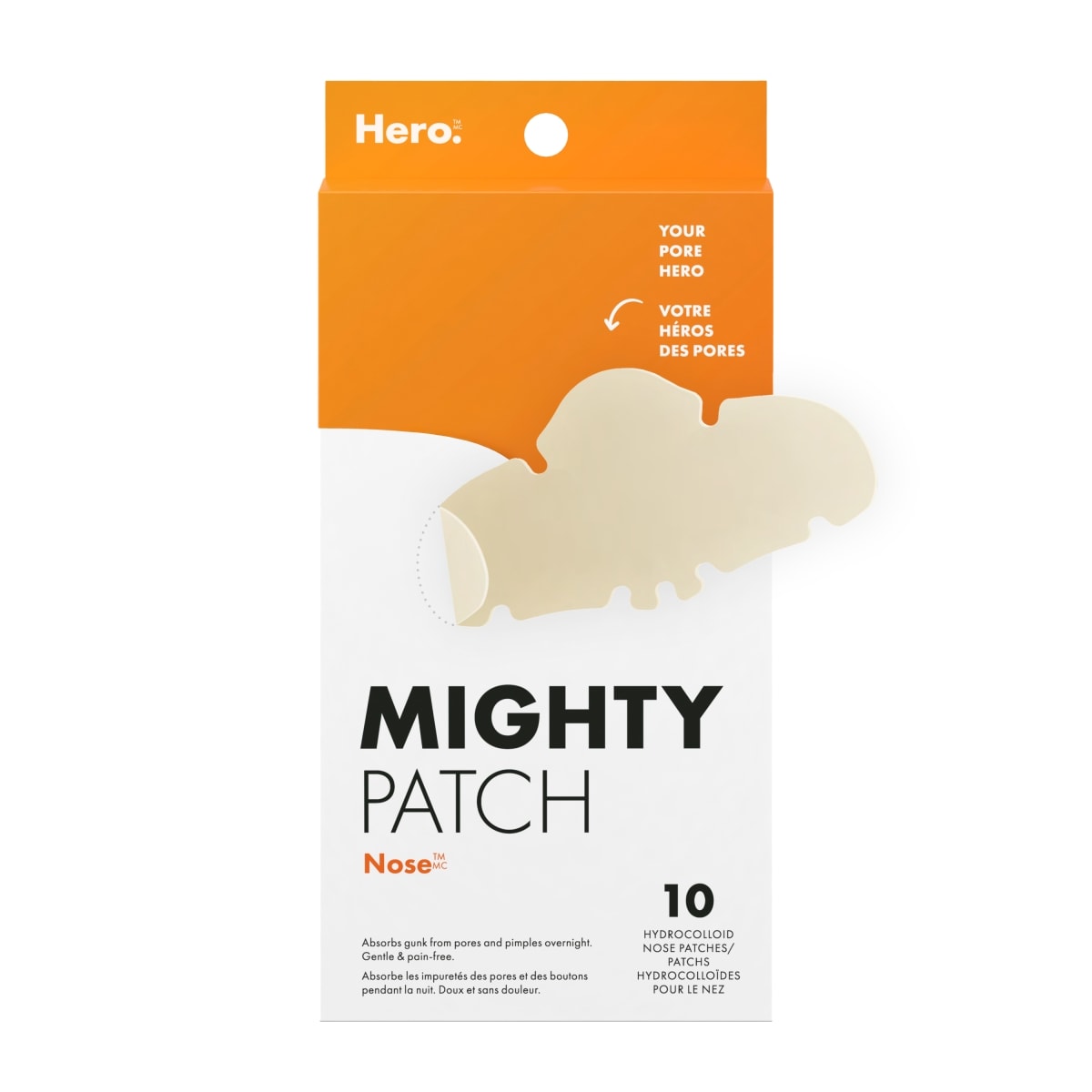 Hero Mighty Patch Hydrocolloid Patches Nose 10 ea, $2.70/1ea