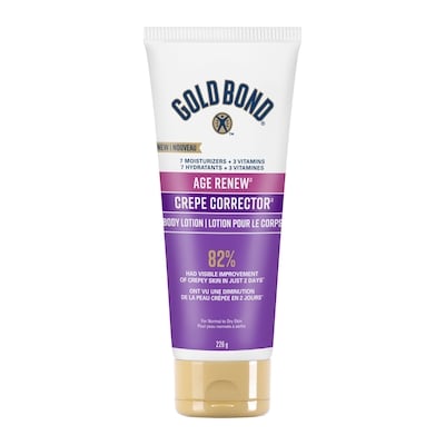 Gold Bond Age Renew Crepe Corrector Body Lotion, Crepey Skin 226 g, $6.85/100g