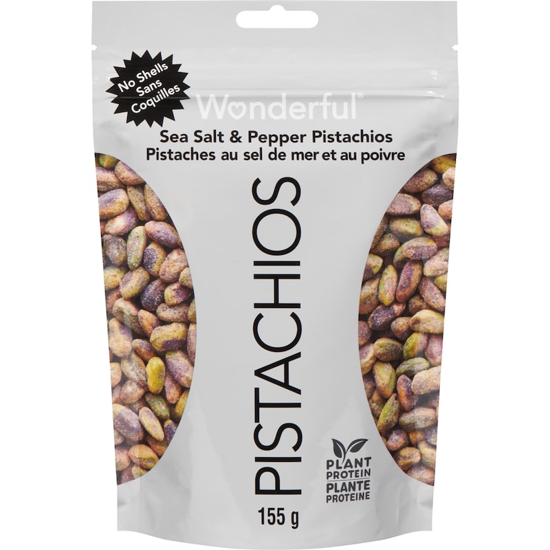 Sea Salt & Pepper Pistachios No Shells