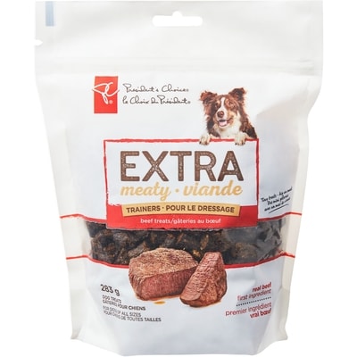 le Choix du Président Gâteries au bœuf Extra viande pour chiens 283 g, 2,83 $/100g