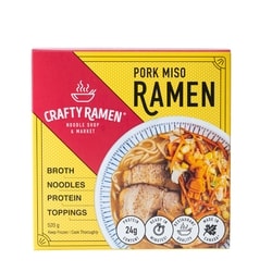 Crafty Ramen Pork Miso Frozen Ramen 520 g, $1.92/100g