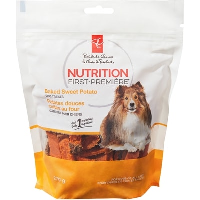President's Choice Baked Sweet Potato Dog Treats 270 g, $3.33/100g