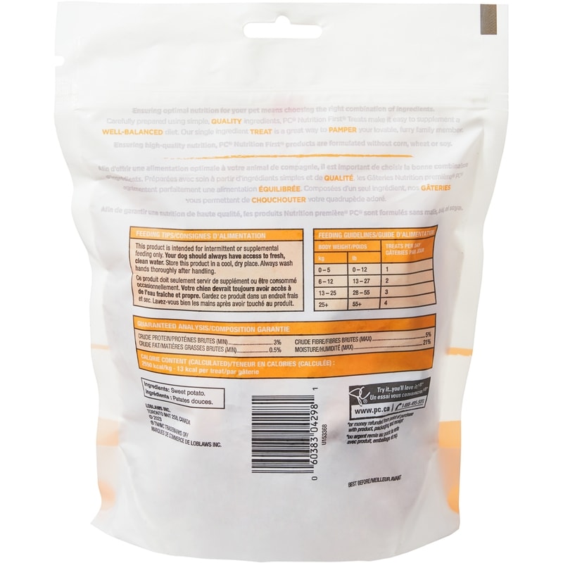 Baked Sweet Potato Dog Treats