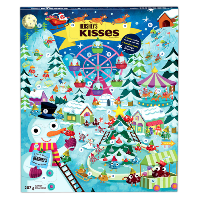Hershey's KISSES Advent Calendar 207 g, $7.72/100g
