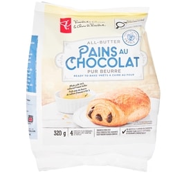 President's Choice Ready To Bake All Butter Pains Au Chocolat 320 g, $2.18/100g