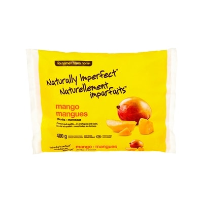 No Name Frozen Mango Chunks 400 g, $0.75/100g