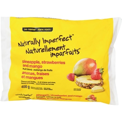 No Name Naturally Imperfect Pineapple, Strawberries & Mango Fruit Blend 400 g, $0.75/100g