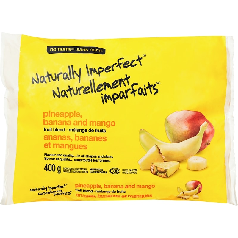 Naturally Imperfect Pineapple, Banana, and Mango Fruit Blend