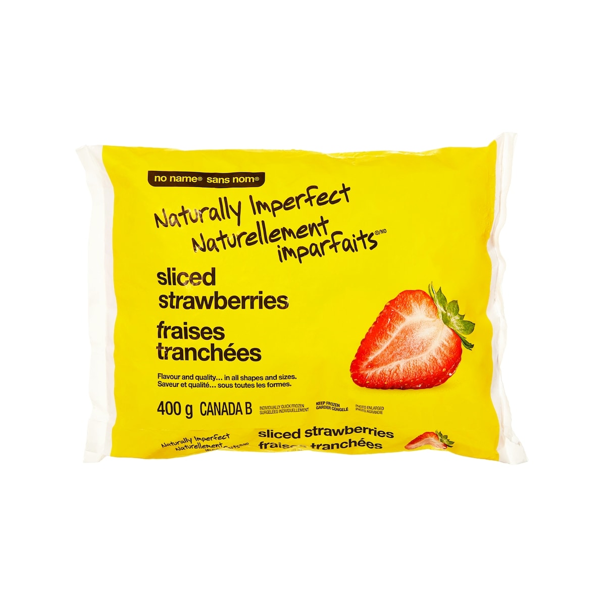 No Name Frozen Sliced Strawberries