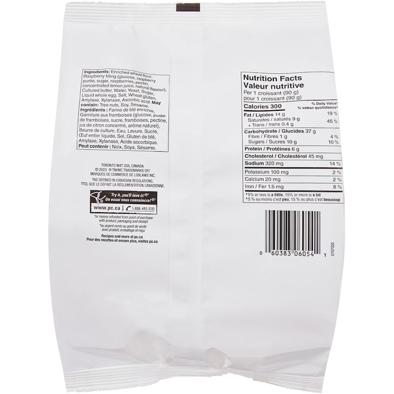 Ready To Bake All-Butter Raspberry-Filled Croissants 