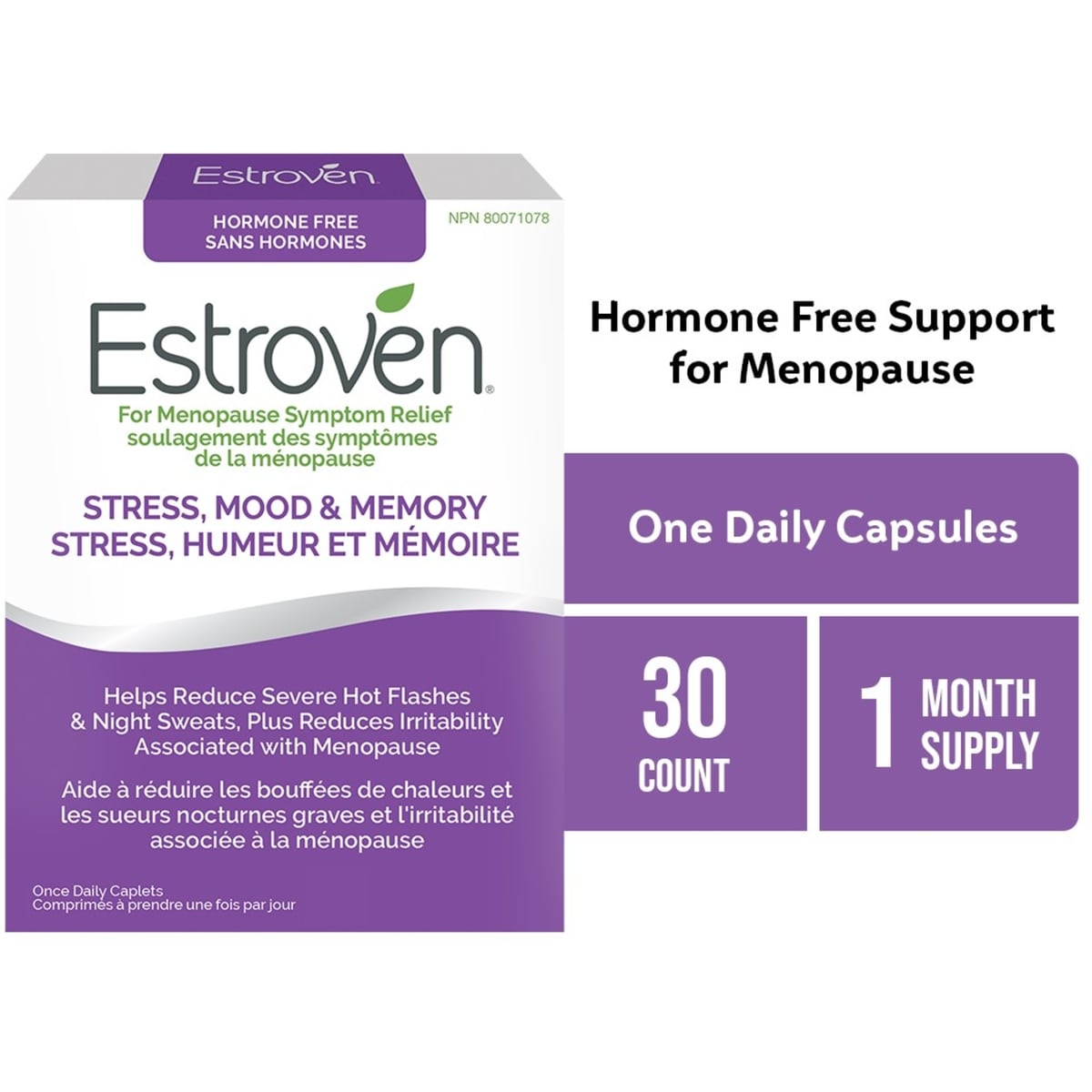 Estroven Stress, Mood & Memory 30 ea, $1.67/1ea