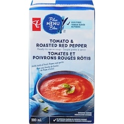 PC Blue Menu Tomato and Roasted Red Pepper Ready-to-Serve Soup 500 ml, $0.50/100ml