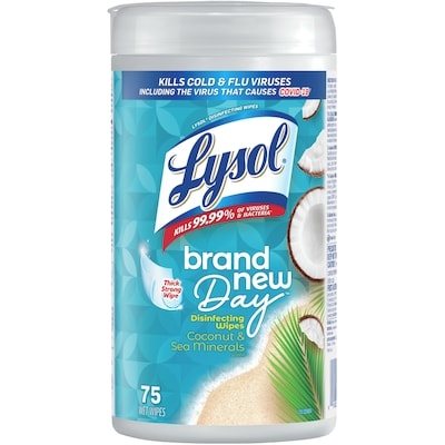 Lysol Disinfecting Wipes Brand New Day™ Coconut and Sea Minerals 1 ea, $7.79/1ea