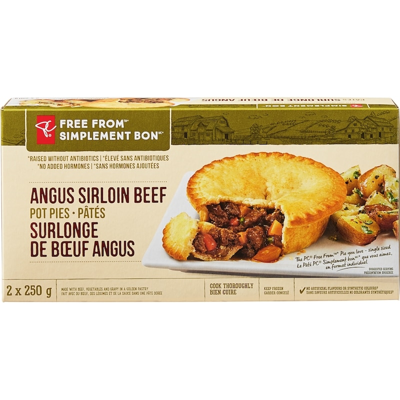 Free From Angus Sirloin Beef Pot Pies
