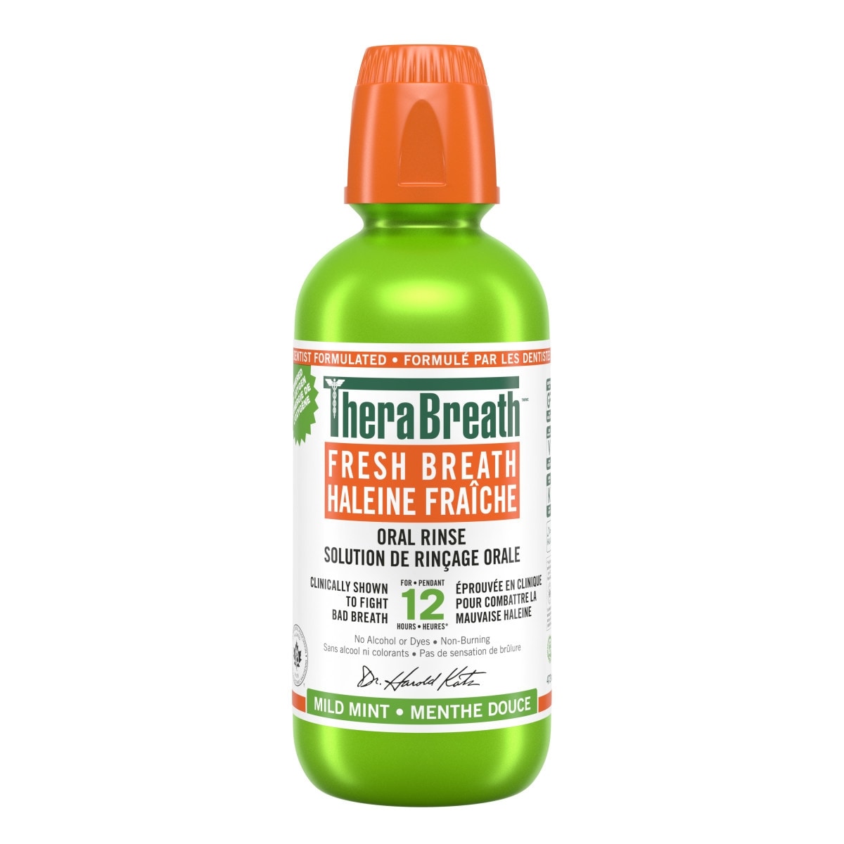 TheraBreath Oral Rinse Fresh Breath Mild Mint 473 ml, $3.17/100ml