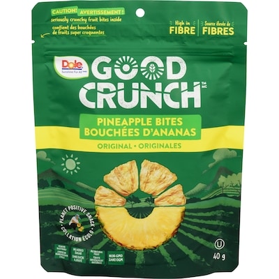 Dole Good Crunch Pineapple Bites Original 40 g, $12.48/100g