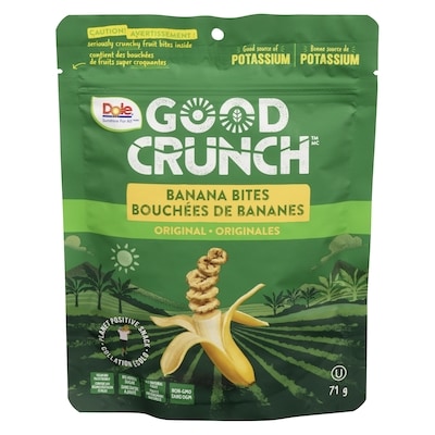 Dole Good Crunch Banana Bites Original 71 g, $7.03/100g