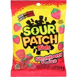 Maynards Friandise fraise 154 g, 2,14 $/100g
