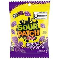 Maynards Sour Patch Kids grape Candy Sour then Sweet 154 g, $2.46/100g