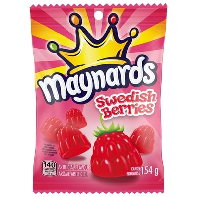 Maynards Swedish Berries Candy, Gummy Candy, Canada’s #1 candy brand 154 g, $1.46/100g