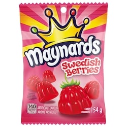 Maynards Bonbons Swedish Berries, bonbons gélifiés, la marque de bonbons numéro 1 au Canada 154 g, 2,14 $/100g