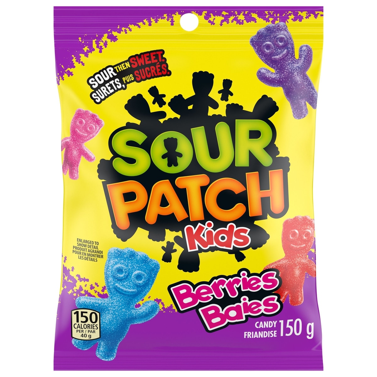 Maynards Sour Patch Kids aux baies, friandises surettes, bonbons gélifiés 150 g, 2,19 $/100g