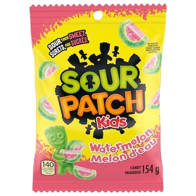 Maynards Sour Patch Kids Watermelon Candy, Sour Candy, Gummy Candy 154 g, $2.59/100g