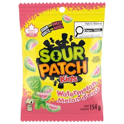 Maynards Sour Patch Kids Watermelon Candy, Sour Candy, Gummy Candy 154 g, $2.59/100g