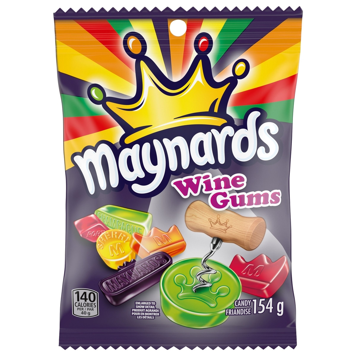 Maynards Wine Gums Candy, Gummy Candy 154 g, $2.14/100g