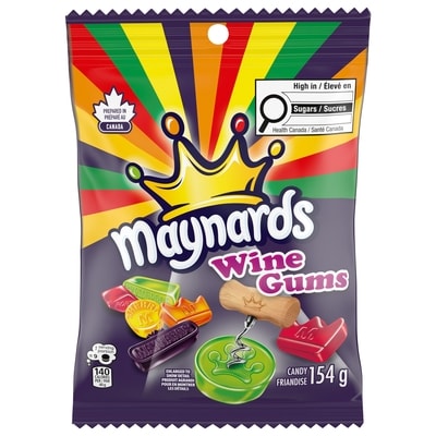 Maynards Wine Gums Assorti Friandise Molle 154 g, 2,27 $/100g