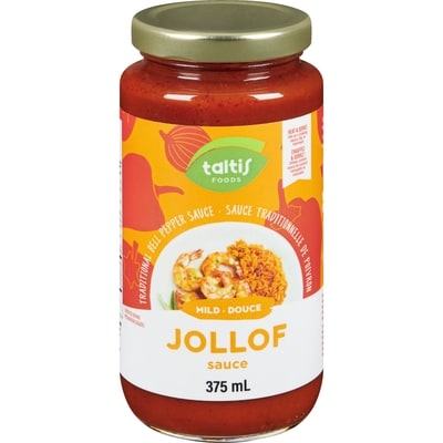 taltis Foods Jollof Sauce Mild 375 ml, $3.20/100ml