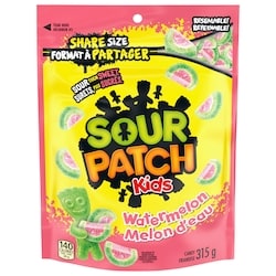 Maynards Friandises Sour Patch Kids Melon d’eau,format à partager 315 g, 1,27 $/100g