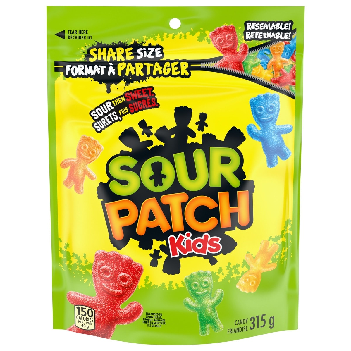 Maynards Sour Patch Kids, Original Candy, Gummy Candy, Sour then Sweet, Sharing Size 315 g, $0.95/100g