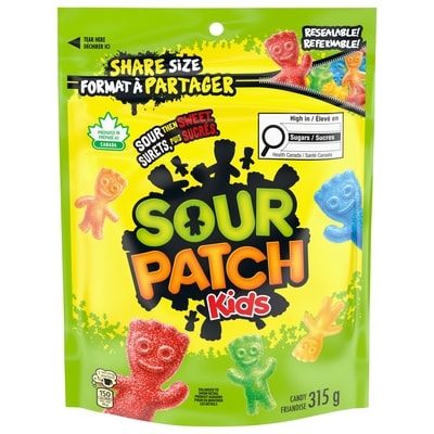 Maynards Sour Patch Kids Original Candy, Gummy Candy, Sharing Size 315 g, $1.59/100g
