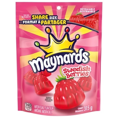 Maynards Friandises Swedish Berries, format à partager 315 g, 1,51 $/100g