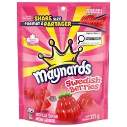 Maynards Friandises Swedish Berries, format à partager 315 g, 1,43 $/100g