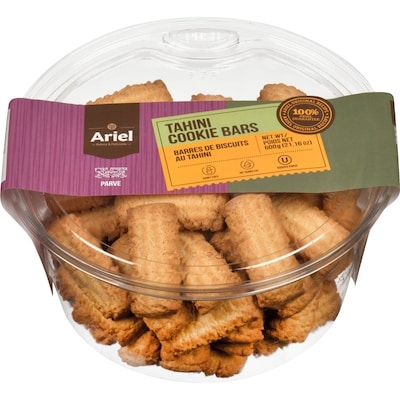 Ariel Tahini Cookie Bars 600 g, $1.50/100g