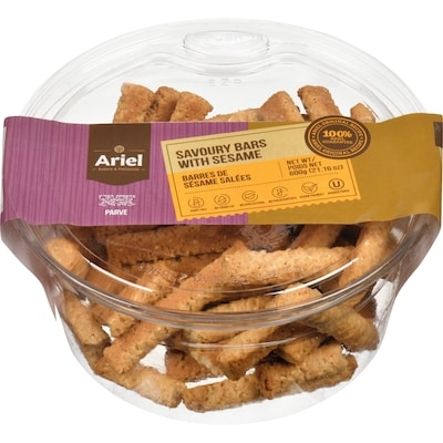 Ariel Savoury Bars With Sesame 600 g, $1.50/100g