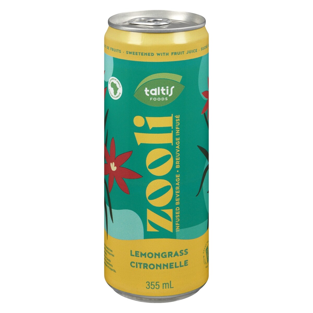 taltis Foods Zooli Infused Beverage Lemongrass 355 ml, $1.26/100ml