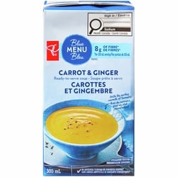 PC Blue Menu Carrot and Ginger Ready-to-Serve Soup 500 ml, $0.56/100ml