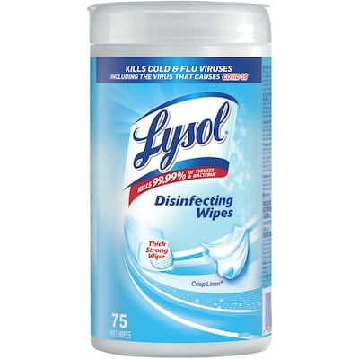 Lysol Lingettes désinfectantes, Linge Frais 1 ea, 6,00 $/1ch