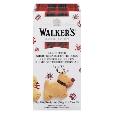 Walkers All-Butter Shortbread Scottie Dogs 120 g, $7.49/100g
