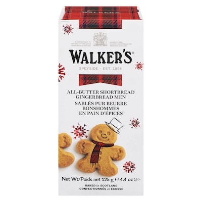 Walkers All-Butter Shortbread Gingerbread Men 125 g, $7.19/100g
