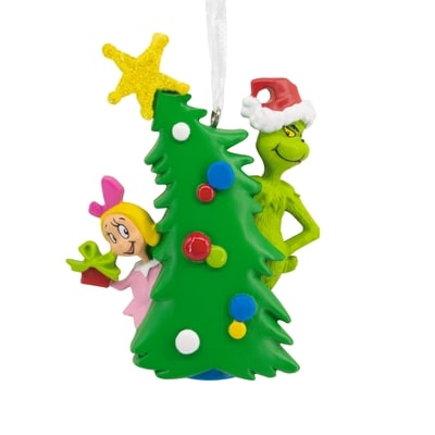 Hallmark Ornement Bas Relief Figural Grinch avec Cindy Lou Who 1 ea, 13,00 $/1ch