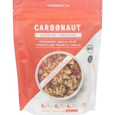 Carbonaut Gluten Free Granola Strawberry Vanilla Crisp 283 g, $5.23/100g