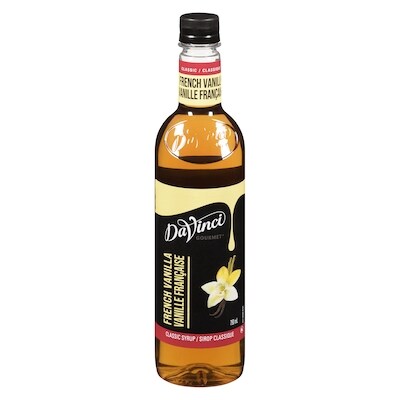 Davinci Sirop classique classique vanille française 750 ml, 1,80 $/100ml
