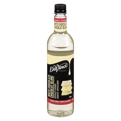 Davinci Classic Syrup Classic White Chocolate 750 ml, $2.00/100ml