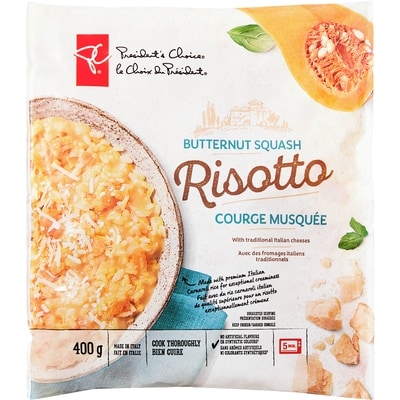 President's Choice Butternut Squash Risotto 400 g, $1.50/100g