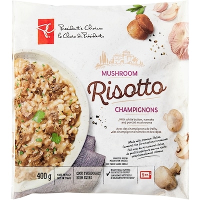 President's Choice Mushroom Risotto 400 g, $1.50/100g