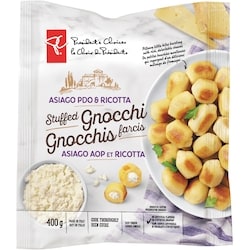 le Choix du Président Gnocchis farcis à l’asiago AOP et à la ricotta 400 g, 1,25 $/100g